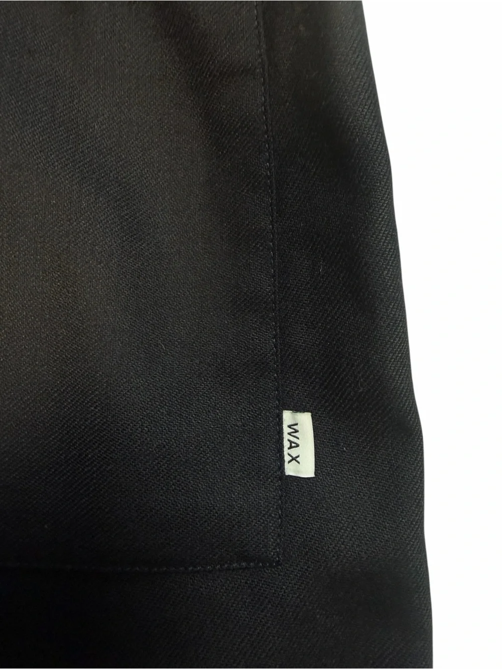 Wax London Black Drawstring Jogger Pants Men’s 32 Tapered Cotton Casual